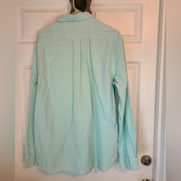 The Gap Men's Classic Long Sleeve Dress Shirt, Size: Large, Color: Green - Picture 11 of 12
